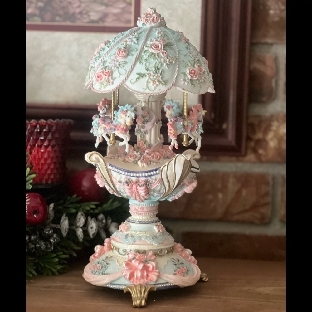 Rare Vintage 1970’s Victorian Carousel Horse
